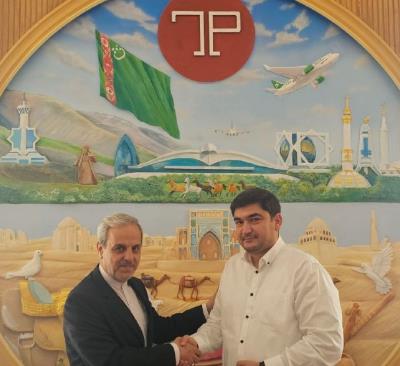 Eýran Yslam Respublikasynyň Turkmenistandaky ilçisi jenap Ruzbehaniniň “Turkmenportal” habarlar portalynyň ýerine ýetiriji direktory bilen duşuşygy